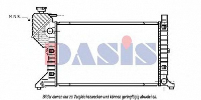 AKS DASIS 132040n -  Радиатор, охлаждение двигателя